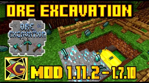 ore excavation mod 1.12.2